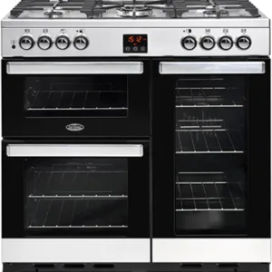 Belling Cookcentre 90DFT Piano de cuisson gaz 90 cm noir inox