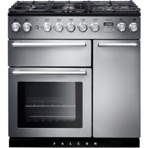 Piano de cuisson Falcon Nexus 90 Mixte (NEX90DFSSC) - Inox & Chrome - 90 cm