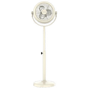EnergySilence 250 ClassicStyle Beige Ventilateur sur pied de 10" style rétro beige avec 25 W et inclinaison réglable.Ventilateur sur pied
