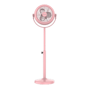 EnergySilence 250 ClassicStyle Pink Ventilateur sur pied de 10" style rétro rose avec 25 W et inclinaison réglable.Ventilateur sur pied