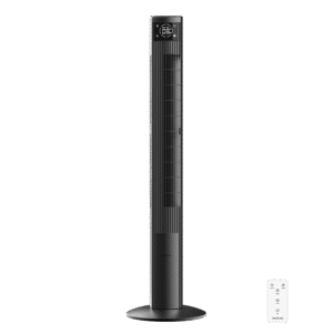EnergySilence 470 Max Skyline Ionic Ventilateur colonne de 47" et 45 W avec ionisateur, oscillation, minuterie, contrôle tactile et à distance et écran numérique.Ventilador de torre