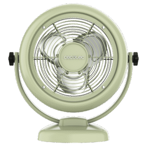 EnergySilence 200 ClassicDesk Green Ventilateur de table de 8" style rétro vert avec 20 W et inclinaison réglable.Ventilateur de table