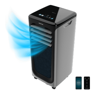 ForceClima 7900 SmartTouch Climatiseur portatif de 7000 BTU avec télécommande, contrôle tactile et contrôle via Wi-Fi.climatiseur portable