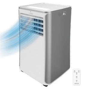 ForceClima 9100 Soundless Climatiseur portatif de 9000 BTU avec télécommande.Climatiseur mobile portable silencieux