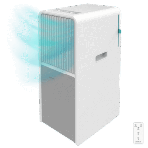 ForceClima 9150 Style Climatiseur portatif de 9000 BTU avec télécommande et contrôle tactile pour un confort total.Climatisation portative