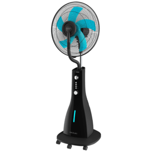 Nébuliseur sur pied EnergySilence 590 Freshessence. Oscillant, puissant, silencieux, 3 vitesses, 3 L, minuterie, moteur en cuivre noir, 90 WVentilateur nébuliseur