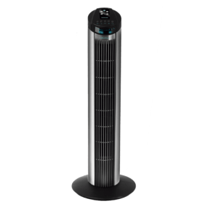 EnergySilence 890 Skyline - Ventilateur colonne numérique avec 3 vitesses, 3 modes, minuterie jusqu'à 7,5 h, silencieux, moteur en cuivre, 50 W, noir.Ventilateur colonne