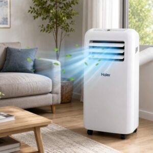 CLIMATISEUR MOBILE Haier 12KBTU Blanc