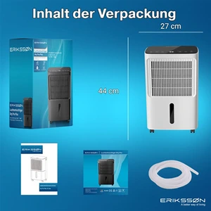 DÉSHUMIDIFICATEUR Erikssøn Déshumidificateur – Dry Pro Plus – Blanc – Déshumidifie jusqu’à 16 litres par jour – Salon, Salle de bain, Chambre DÉSHUMIDIFICATEUR Erikssøn Déshumidificateur - Dry Pro Plus - Blanc - Déshumidifie jusqu'à 16 litres par jour - Salon, Salle de bain, Chambre