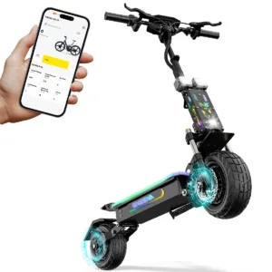 Trottinette électrique FENGQS GT7,Moteurs 5600W batterie 60V 27Ah,80KM,Vitesse 65km/h