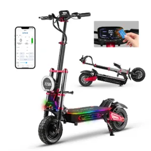 Trottinette électrique BOYUEDA S5,moteurs 6000W - Vitesse 85km/h,batterie 60V 38Ah,120KM
