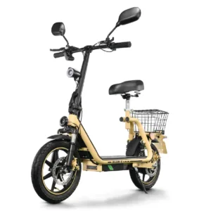 Trottinette électrique Pliable TWOFISH M5 ELITE-E,moteur 500W,48V 13AH,Jaune