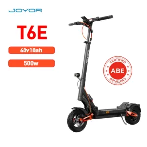 Patinette Électrique JOYOR T6E Certification ABE - 500W 48V18AH - Noir