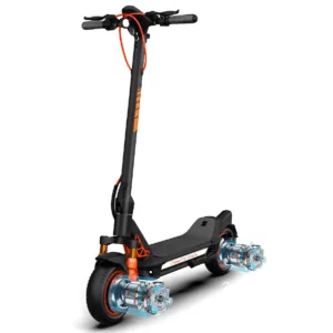 Trottinette électrique CUNFON RZ1000 48v 24Ah 1200W*2 Noir et Orange