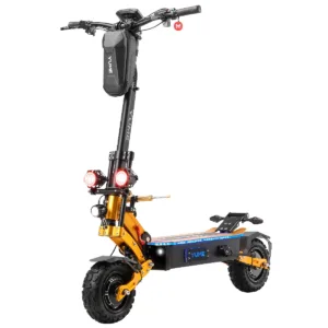 Yume Toys Trottinette électrique YUME X11+,moteur 3000W*2,60V 27AH,jaune