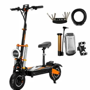 Boyueda Trottinette Électrique M2 Double Moteur 10000W, Batterie 72V 40Ah, Autonomie 90km, NFC