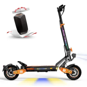 RUITOO Trottinette électrique adulte T2 Master 2400W 52V20.8AH autonomie 65km freins hydraulique