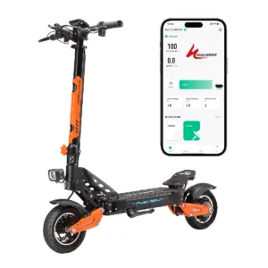 Trottinette électrique Halo Knight T102 Pliable, moteur 52V 1200W, 52V 21AH, orange