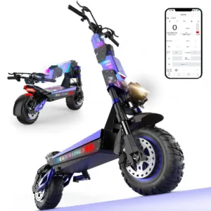 Trottinette électrique Pliable JUNLING JL80 Moteur 6000W 60V/30AH